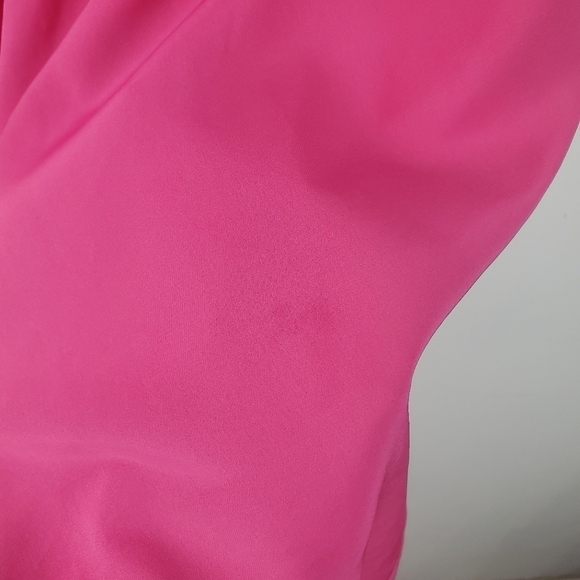 Natori Cruz Slip Dress Womens Small Pink V-neck Midi Length Adjustable Straps - Picture 7 of 10